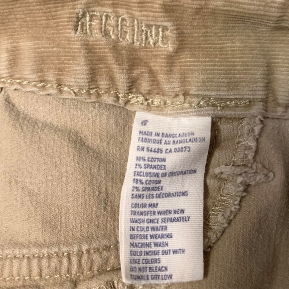American Eagle Women Stretch Skinny Corduroy Jeggings Light Brown Size 6 - Picture 11 of 11